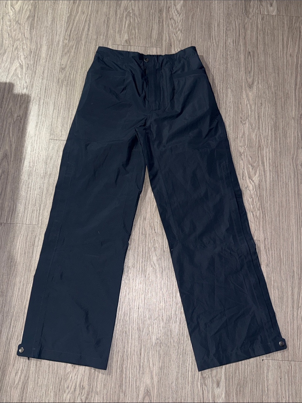 OOBE Men's Black Cargo Pants with Wide Leg SNOW Size S